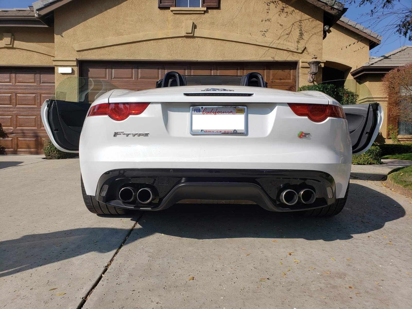 2014 Jaguar F-Type - 2014 Jaguar V8S - Used - VIN SAJWA6GL1EMK07752 - 56,300 Miles - 8 cyl - 2WD - Automatic - Convertible - White - Fresno, CA 93711, United States