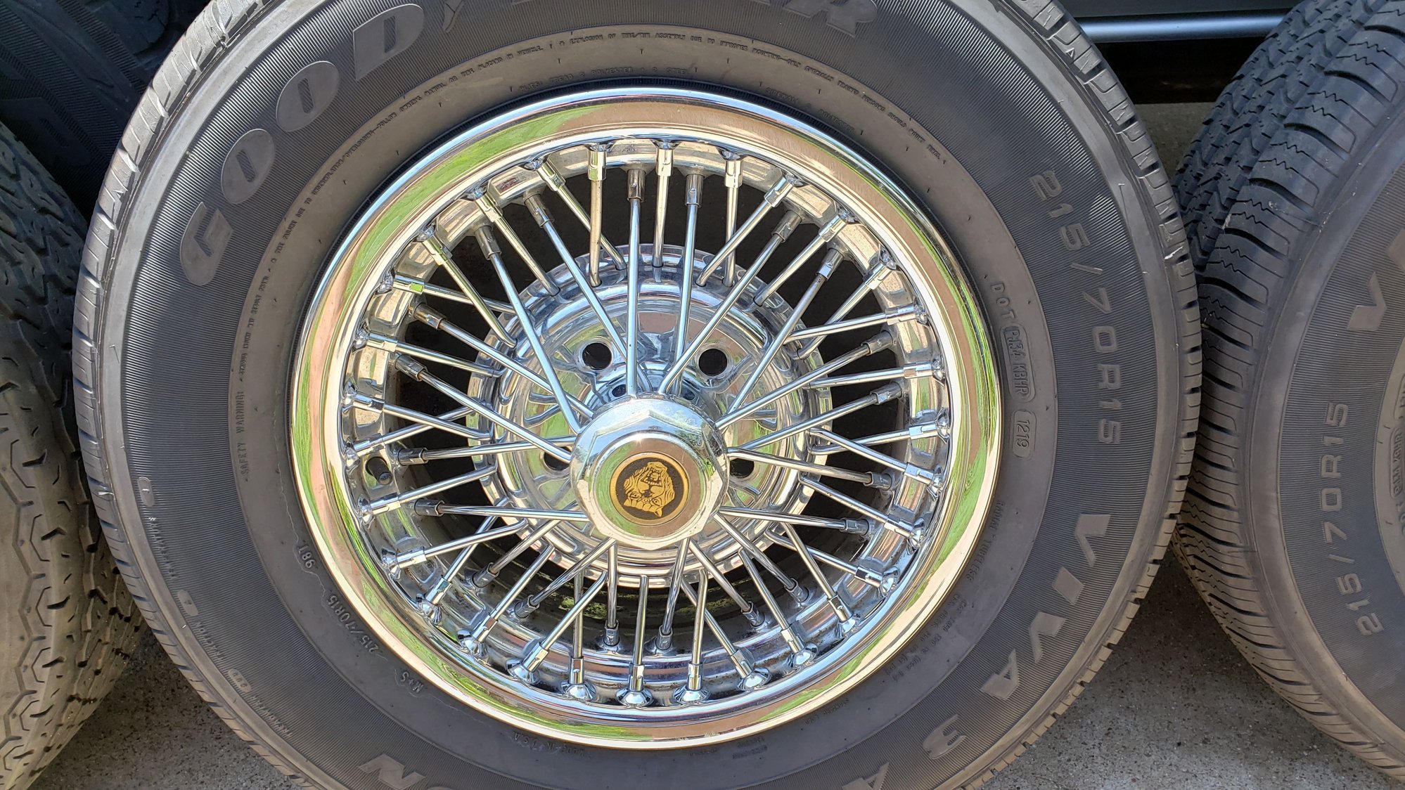 Wheels and Tires/Axles - Tru-Spoke Wheels and Tires - Used - 1976 to 1996 Jaguar XJS - Arlington, TX 76016, United States