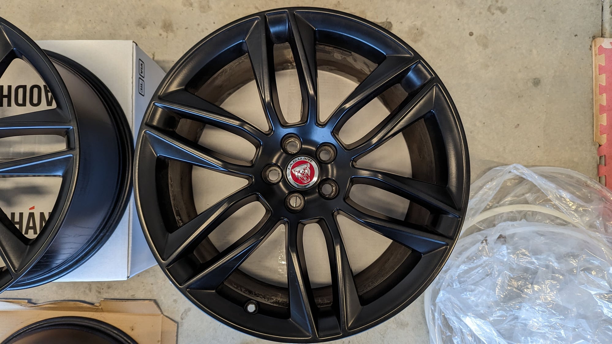 Wheels and Tires/Axles - 20 Inch Jaguar F-Type Gyrodyne Wheels Rims in rare Satin Black - Used - 0  All Models - Rancho Cucamonga, CA 91730, United States