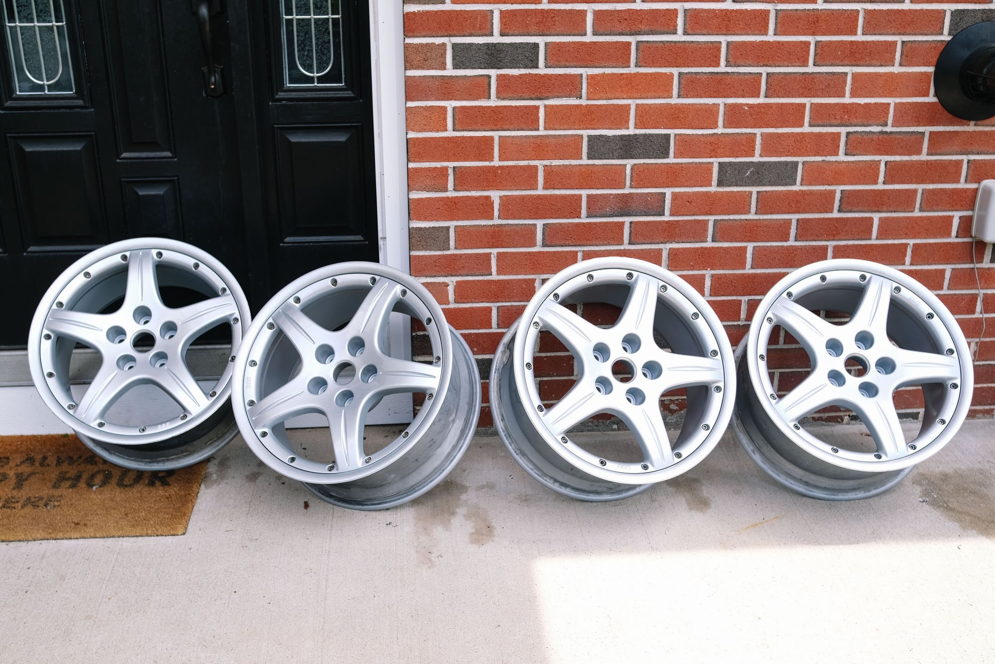 Wheels and Tires/Axles - BBS Oyster(Jaguar XJR) 18x8.5, Recently Powder Coated, Not Perfect - Used - 1989 to 2001 Jaguar XJ - East Berlin, CT 06023, United States