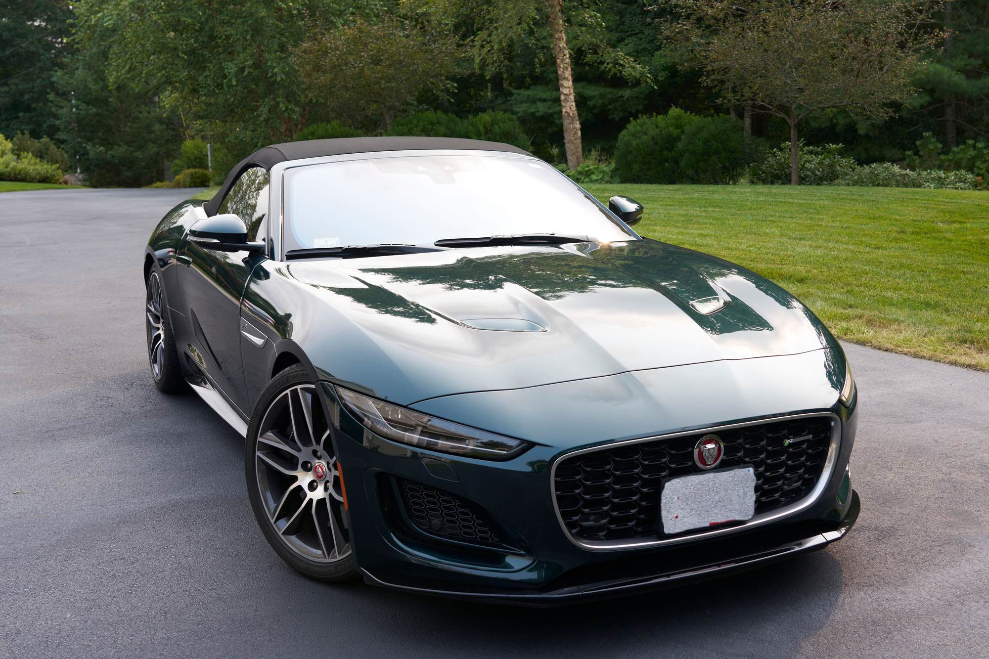2021 Jaguar F-Type - 2021 British Racing Green P380 R-Dynamic Convertible AWD with Warranty - Used - VIN SAJD85FV1MCK73710 - 21,660 Miles - 6 cyl - AWD - Automatic - Convertible - Other - Scituate, MA 02066, United States