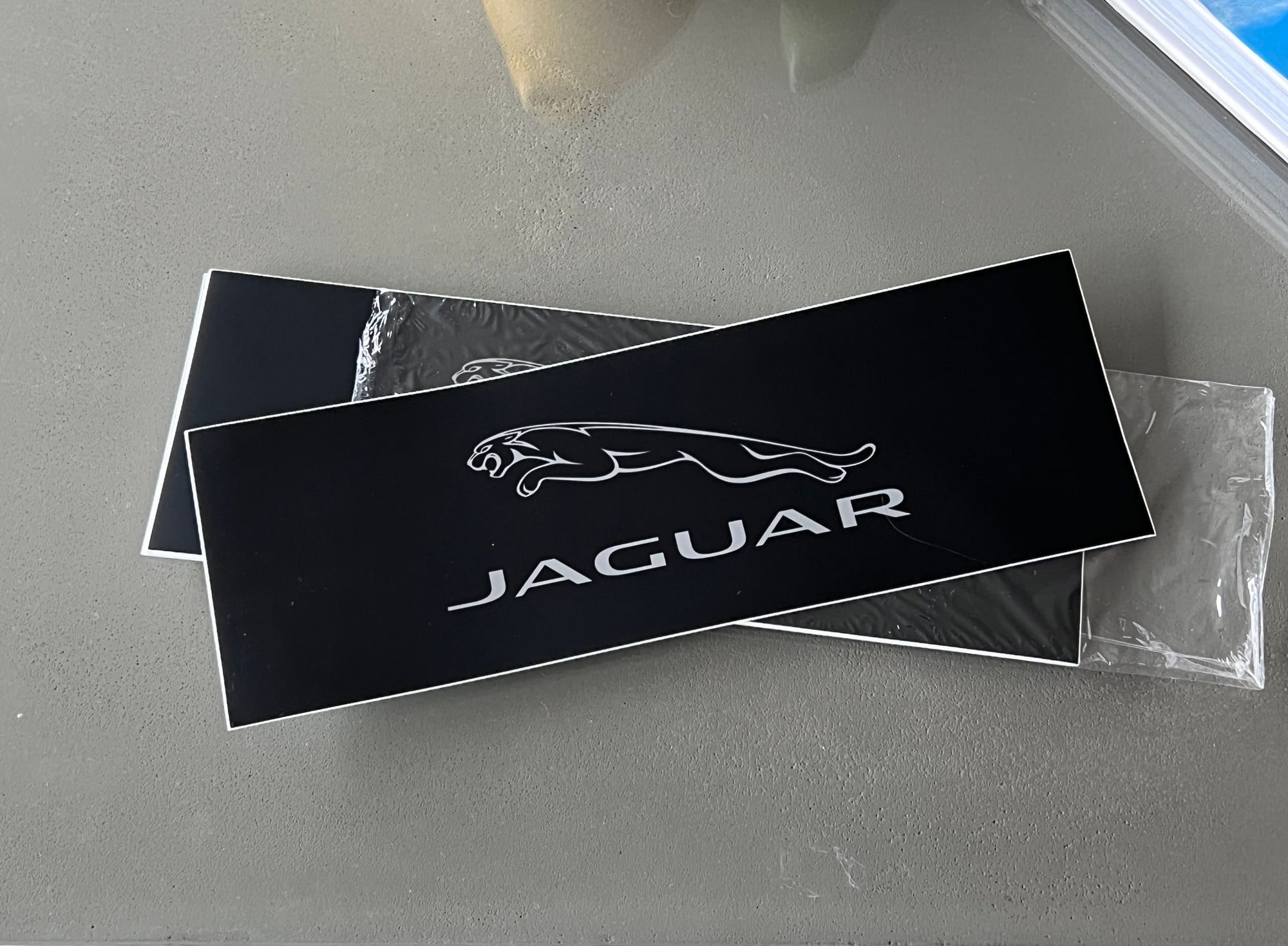 Interior/Upholstery - Jaguar Visor Stickers (covers ugly air bag warnings) - New - 0  All Models - Seattle, WA 98116, United States