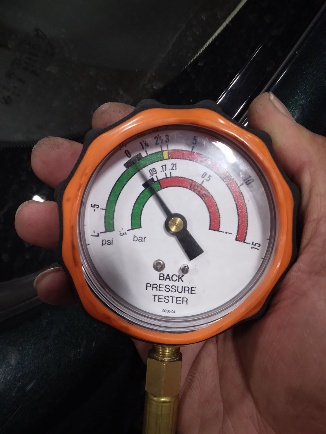 At idle speed