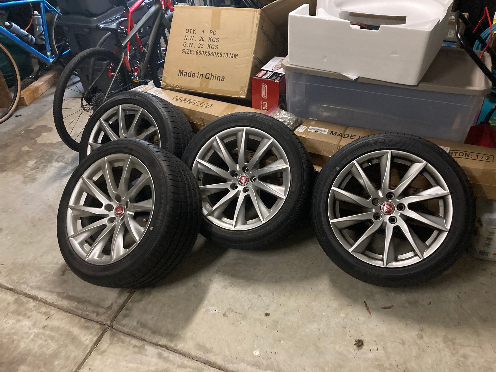 Wheels and Tires/Axles - F type Vela / Turbine wheels and new tires - Used - 2014 to 2022 Jaguar F-Type - Corpus Christi, TX 78418, United States