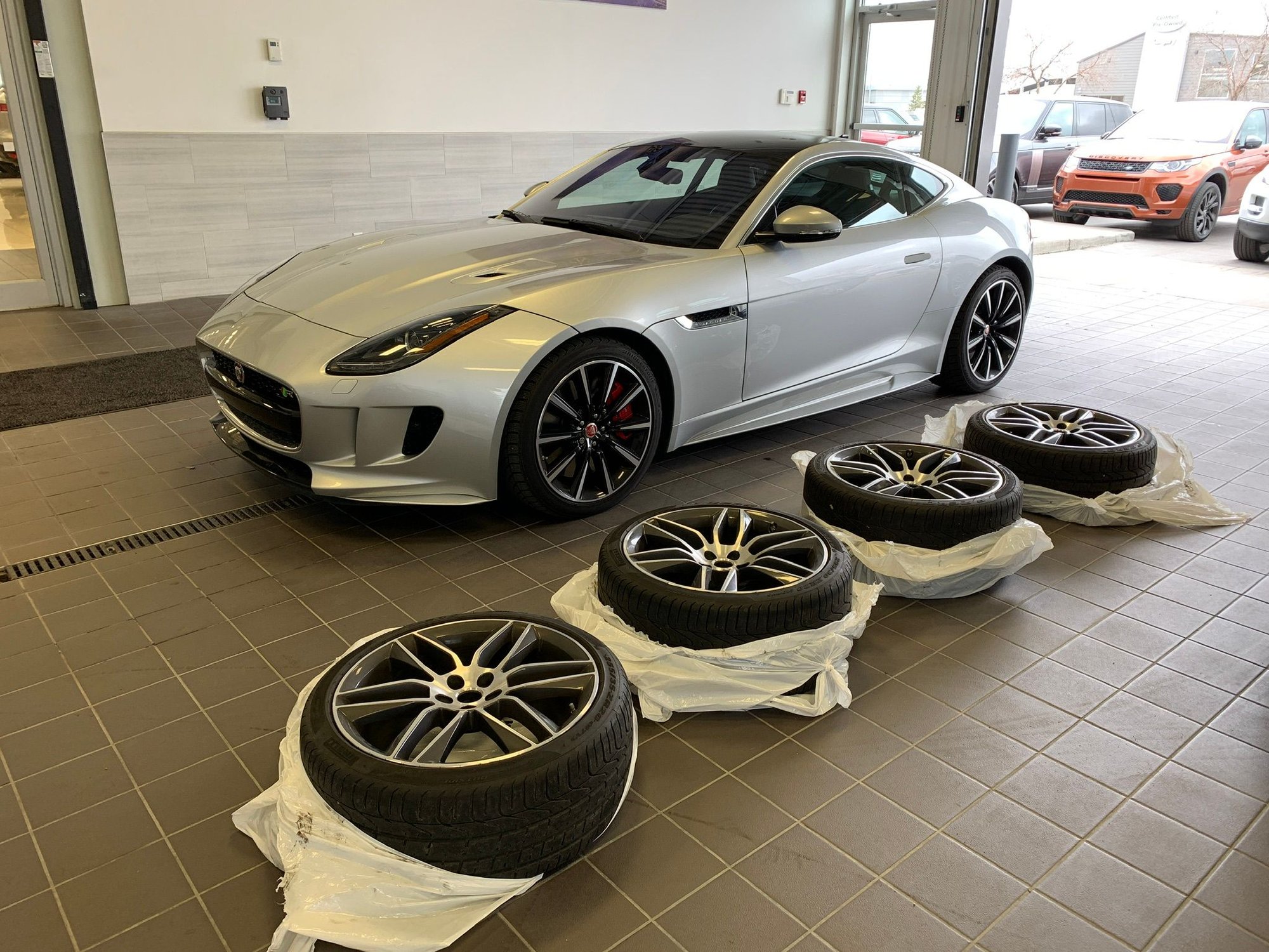 Wheels and Tires/Axles - F Type Snow tires and rims - Used - 2015 to 2020 Jaguar F-Type - Calgary, AB T2N 4S, Canada