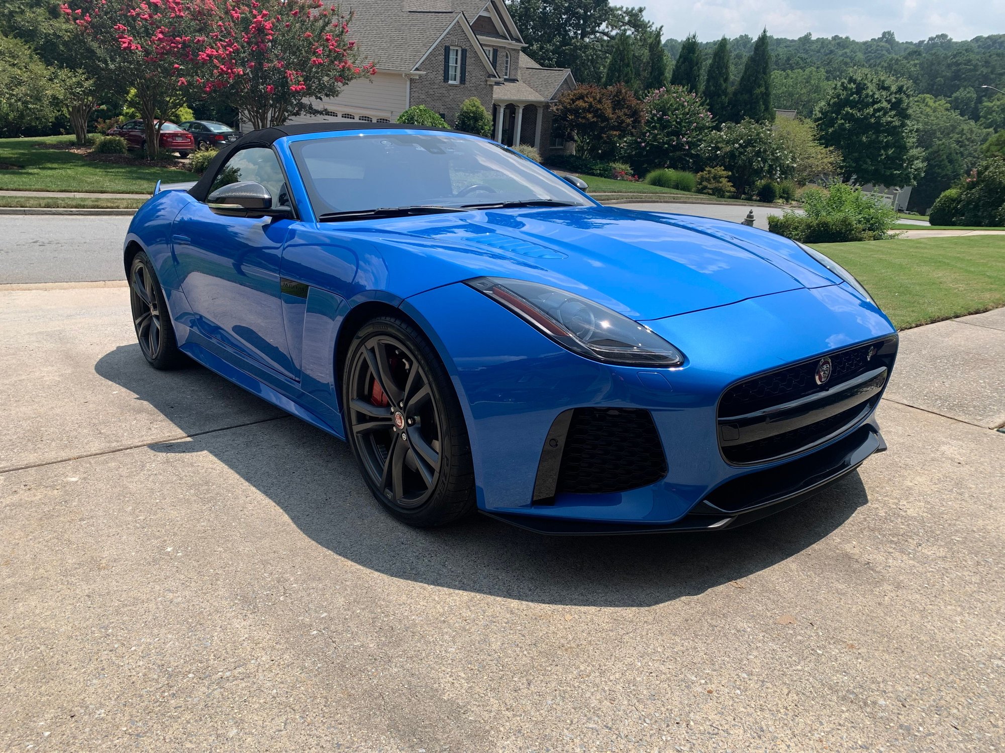 2017 Jaguar F-Type - 17 SVR Convertible $78k Ultra Blue - Used - VIN SAJWJ6K8XHMK42734 - 20,700 Miles - 8 cyl - 4WD - Automatic - Convertible - Blue - Atlanta, GA 30339, United States
