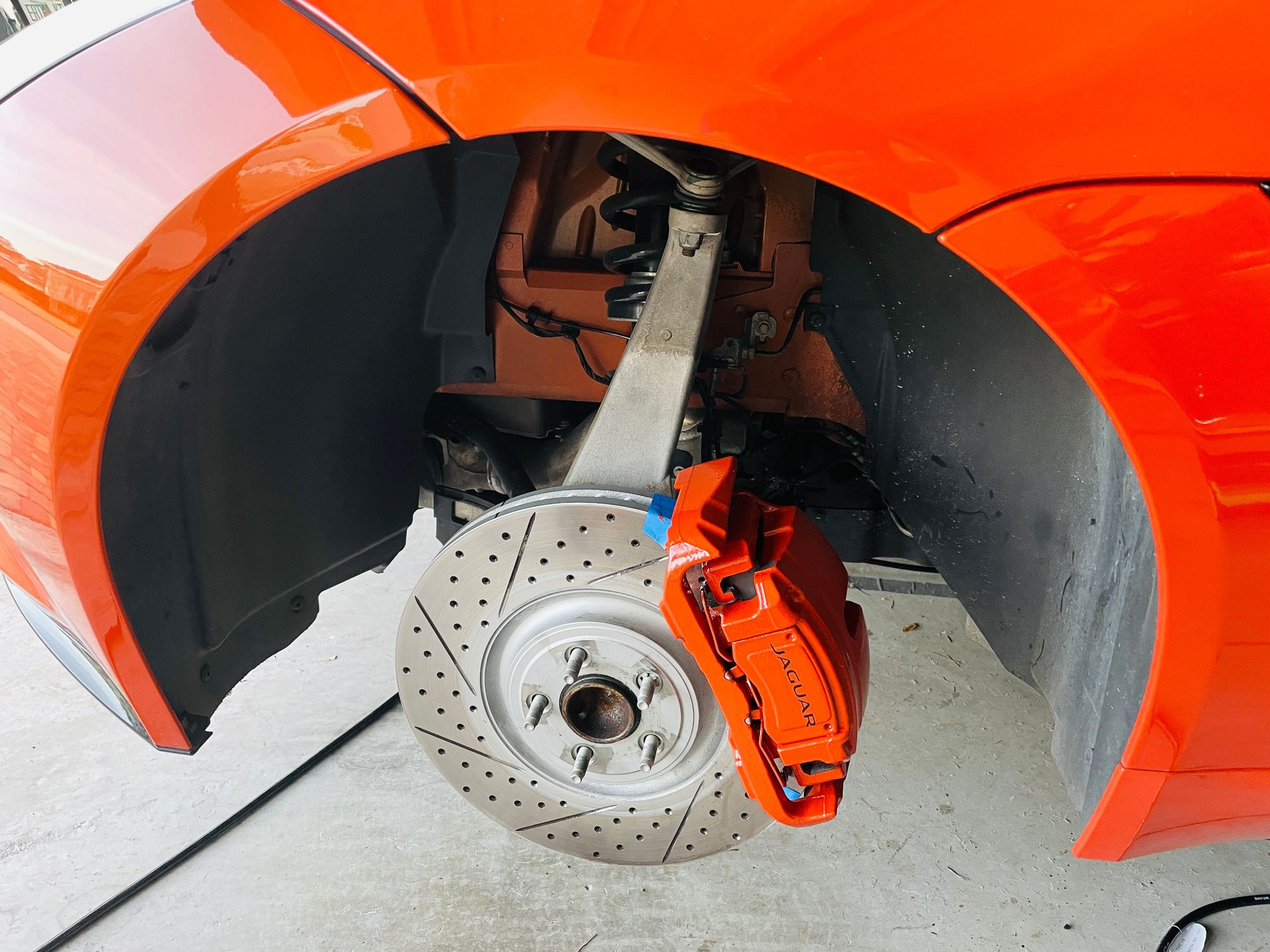 Finally Painted My Calipers Jaguar Forums Jaguar Enthusiasts Forum