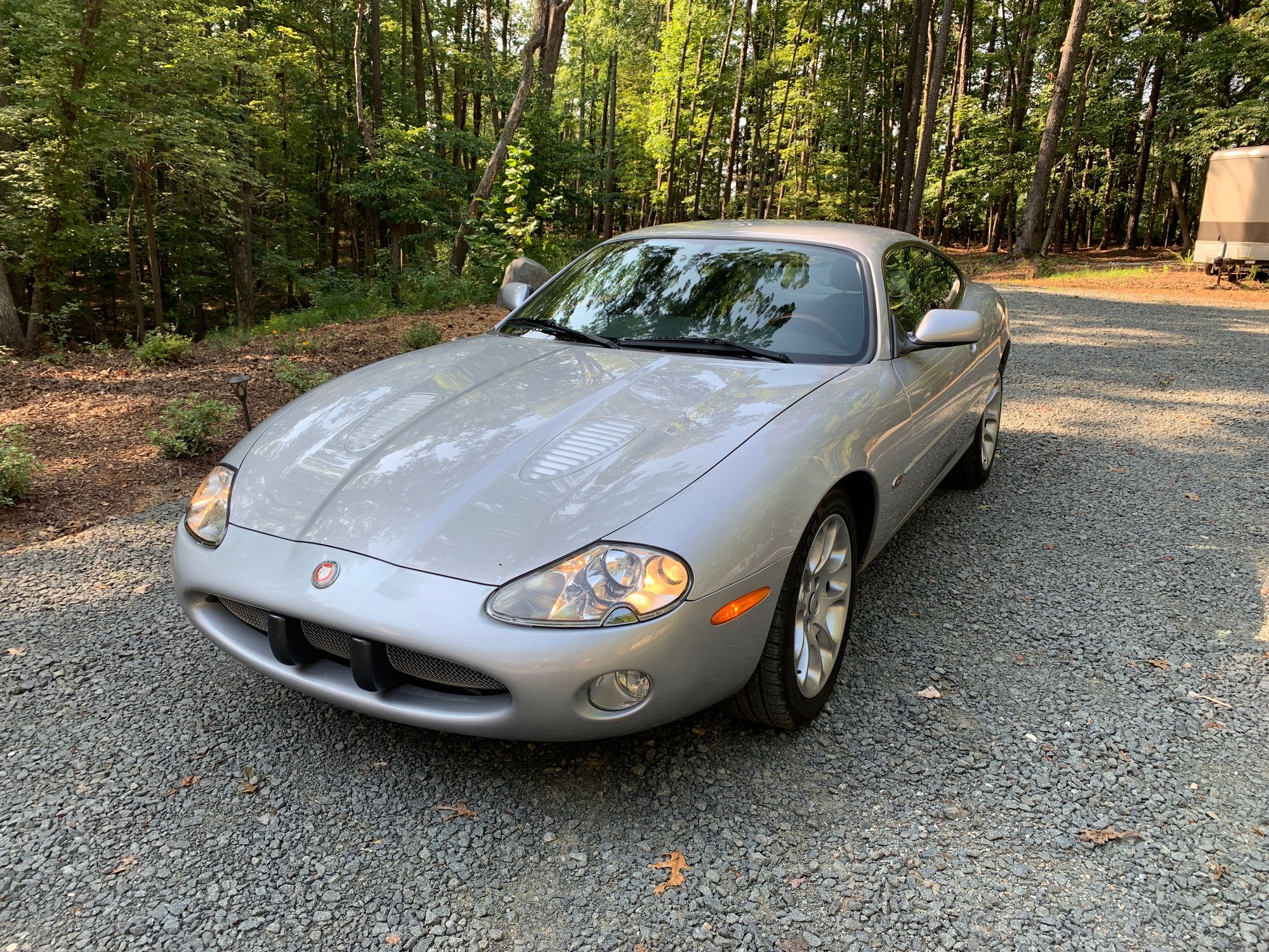 2002 Jaguar XKR - 2002 Jaguar XKR Coupe - Used - VIN SAJDA41B12PA25817 - 76,300 Miles - 8 cyl - 2WD - Automatic - Coupe - Silver - Raleigh, NC 27613, United States