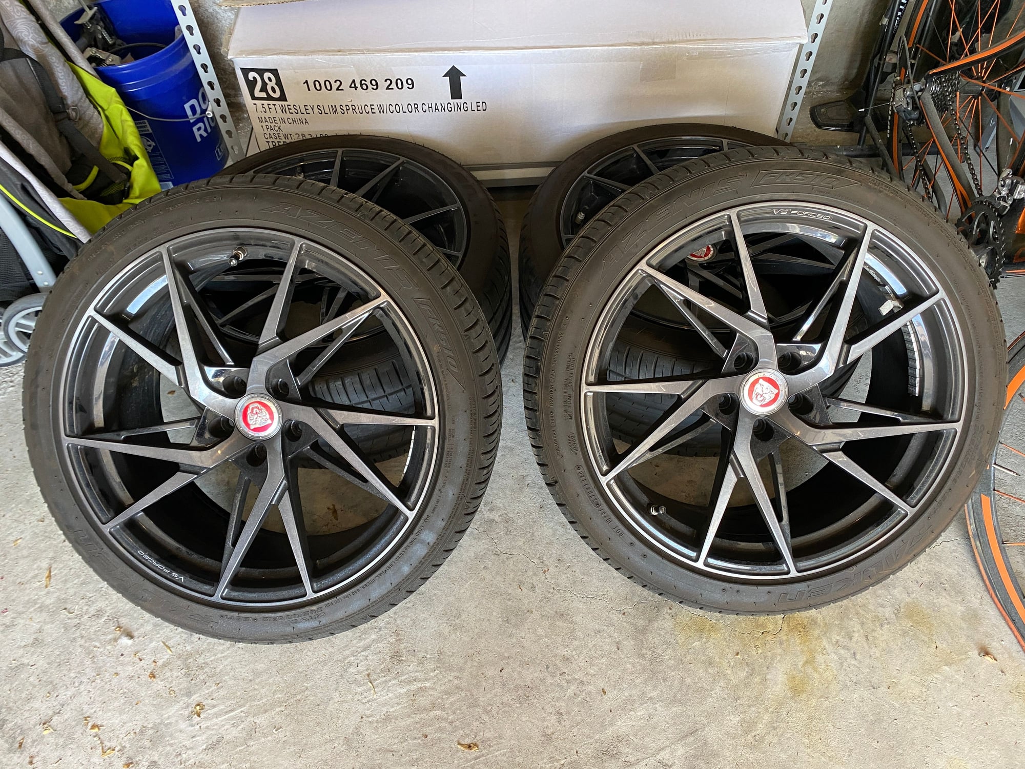 Wheels and Tires/Axles - VS Forged wheels, with Falken tires and TPMS; complete - Used - 2013 to 2021 Jaguar F-Type - El Paso, TX 79930, United States