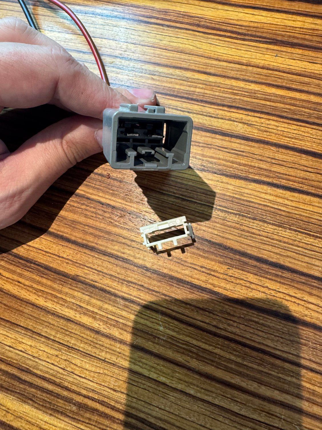 Building the power connector from the dummy 
