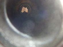 RH leg vertical flange original restriction.