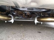Clamps in place. Used some sealent to ensure no leaks too