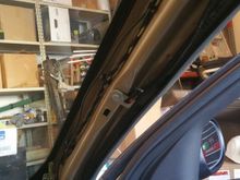 A pillar trim remived