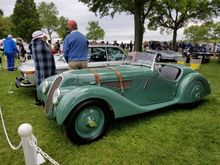 a 1938 BMW 328 Roadster
