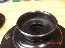 This was as far as I could get the new bushing in without sanding it down in a Welsh bell. 