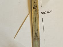 Basic tool dimensions. Gauge is around .5mm and two are required, mirror image.