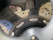 Less worn than fronts, but some rough spots on the right.