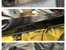 Restoration of one of the trailing arms