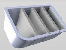 Ashtray with dividers