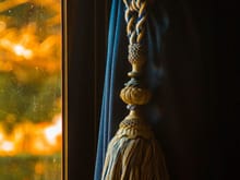 Curtains at the New Grand Hotel
