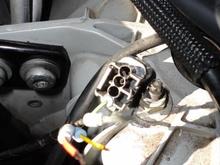 This is the backside of the coil connector.