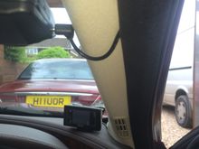 I also have the Road Angel cable running to the centre console from here as well