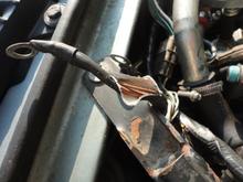 Another bundle that supples power to the ECU harness by connecting to the Right Terminal Stud on the firewall.