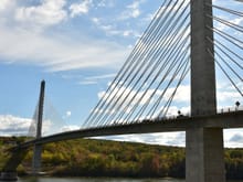 I did not know the Penobscot Narrows Bridge existed 'til we drove up to it. Nice suprise.