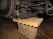 Blocked under spring pan