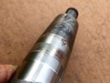 Another view of worn area. Bottom of axle. 