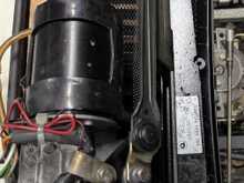 180deg from park and you can fit the bolt.