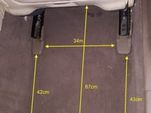 LWB X358 rear floor dimensions