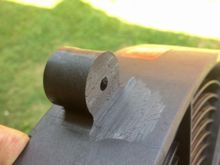 Cut them in half vertically. Need room in front of them for a seal.