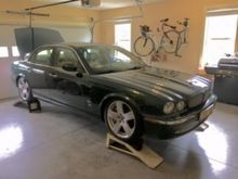 Up on ramps; Suspension Drooped