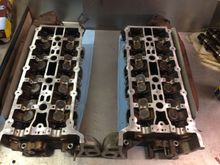 Heads with new seals ready to go back in