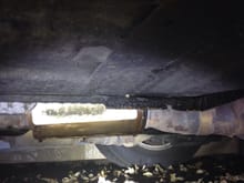 Right side catalytic converter is drenched in oil while left side is dry. Any thoughts what might have suddenly started leaking so much? ('88.5 XJ-S)