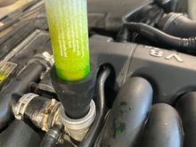 Disconnected coils driver’s side. Ran a couple minutes to clear gases. Ran on 4 cylinders. So either passenger side or both. 