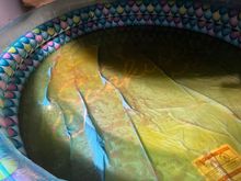 Put a baby pool under car. This is what came out after flushing with a garden hose with block plug out. 