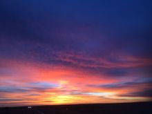 Just another morning on the road......