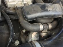 It's the hose coming from the cylinder head