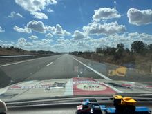 love an open road & Jag bonnet