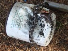 What Gorilla put that Filter on so tight!
It wasn't me but probaly the same one that overtightened the Spark Plugs.