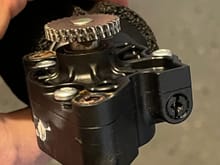 Black set screw in the front of the sunshade motor. What does it do?