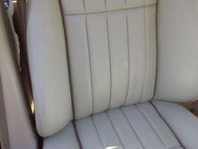 This is the passenger seat in place.