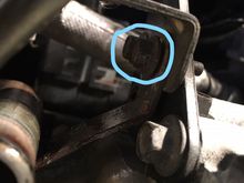 Undo this 8mm bolt