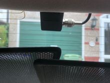 Phone arial stopping the shade fitting