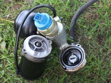 Brake Pump Motor (on the left of pic) is Seized Solid but the Pump (with the slot) Spins Freely