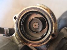 This is where the Brake Pump Motor bolts onto the Brake Pump