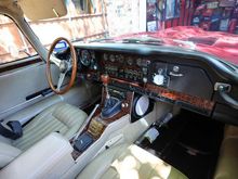 Burl walnut door caps & center gauge cluster. Matching alligator at ignition switch, under center guage cluster, and glove box.