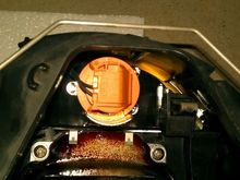 Turn Signal Bulb above low beam lamp.